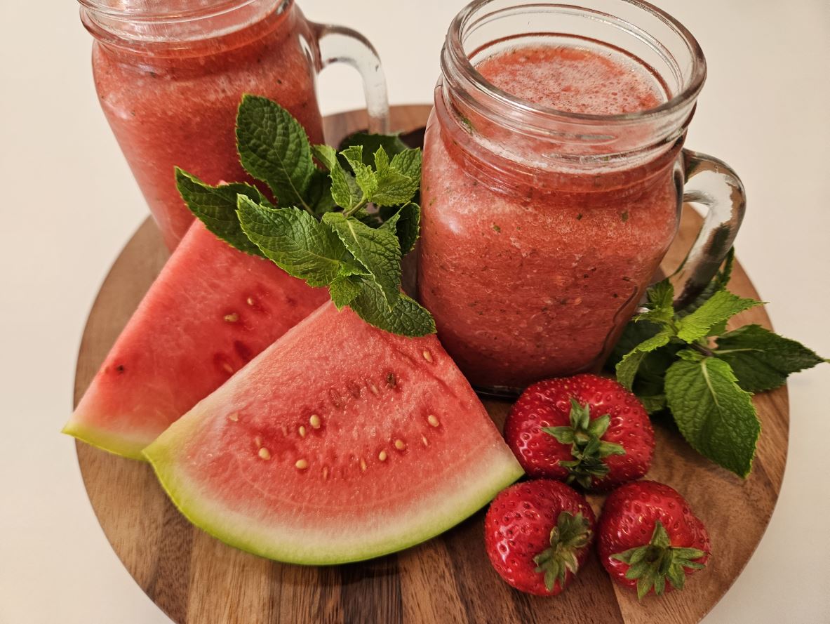 Neurodermitis Rezept Melonensmoothie frontal