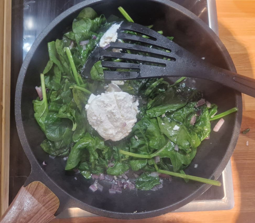 neurodermitis haehnchen spinat ricotta fuellung spinat duensten