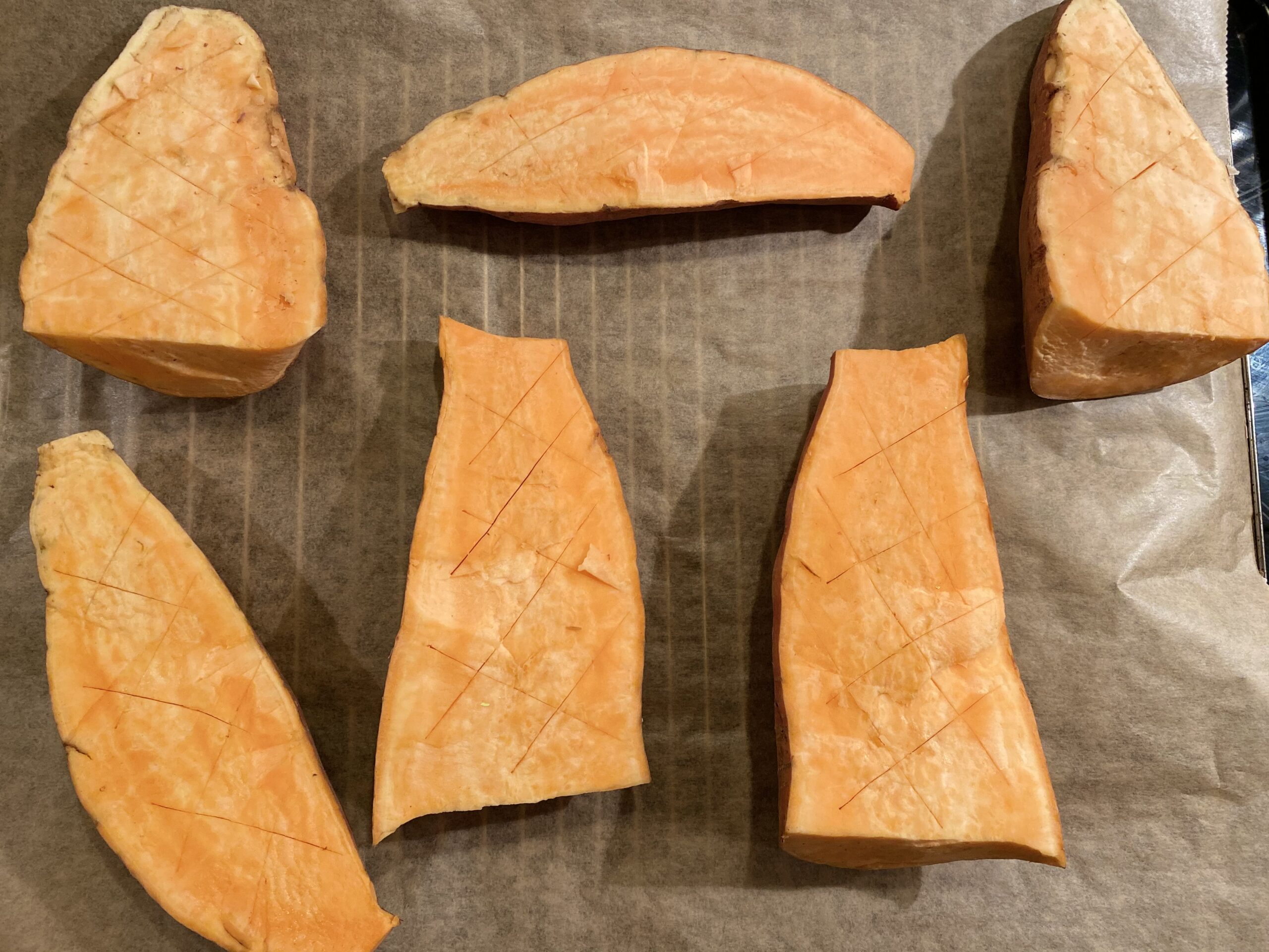 neurodermitis rezept suesskartoffel geritzt backblech