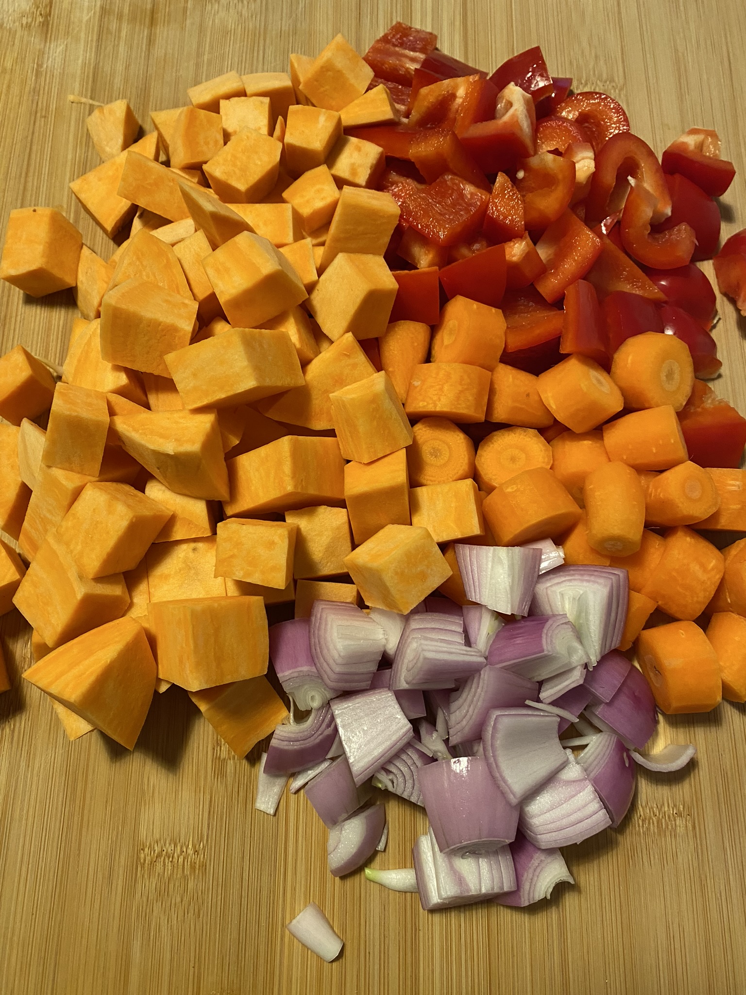 neurodermitis rezept suesskartoffel kokos suppe gemüse geschnitten