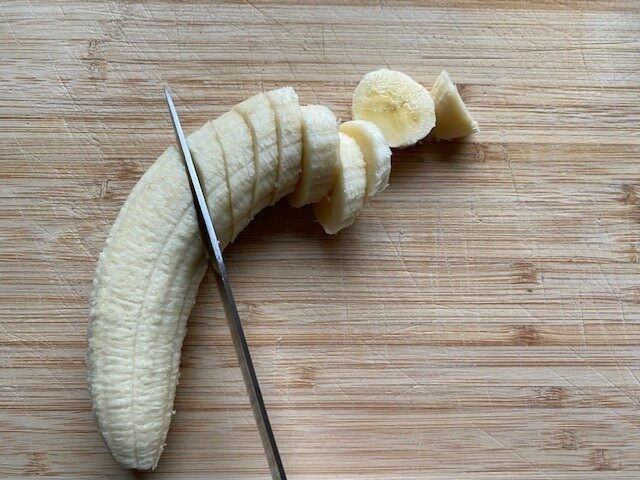 neurodermitis rezept veganer smoothie bananen geschnitten