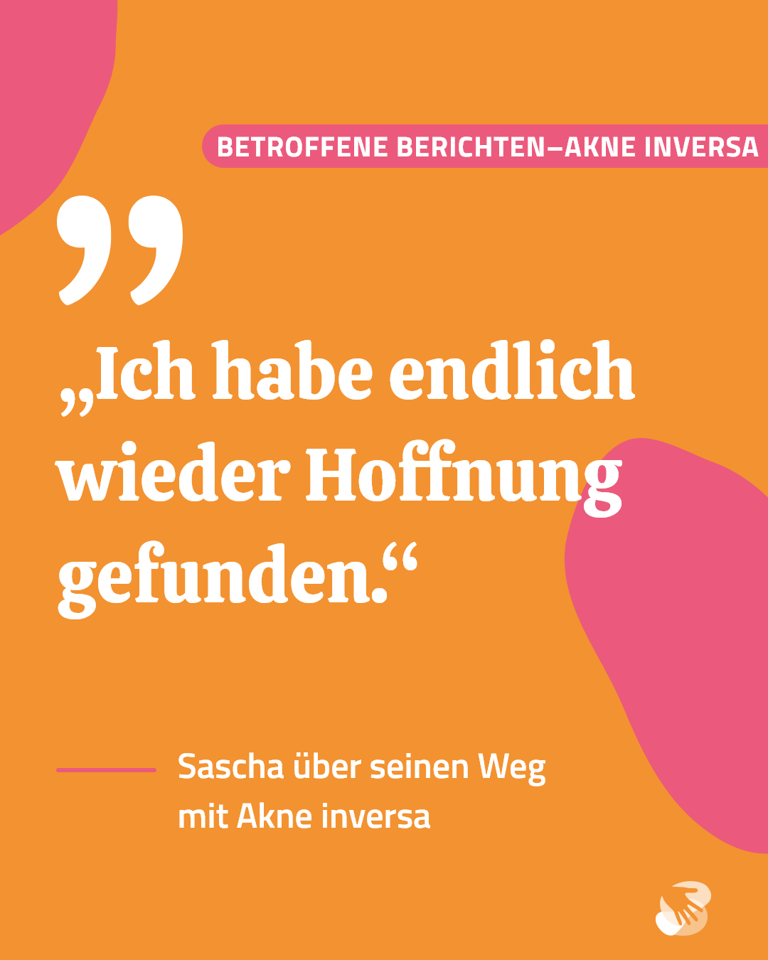 Akne inversa Zitat Sascha