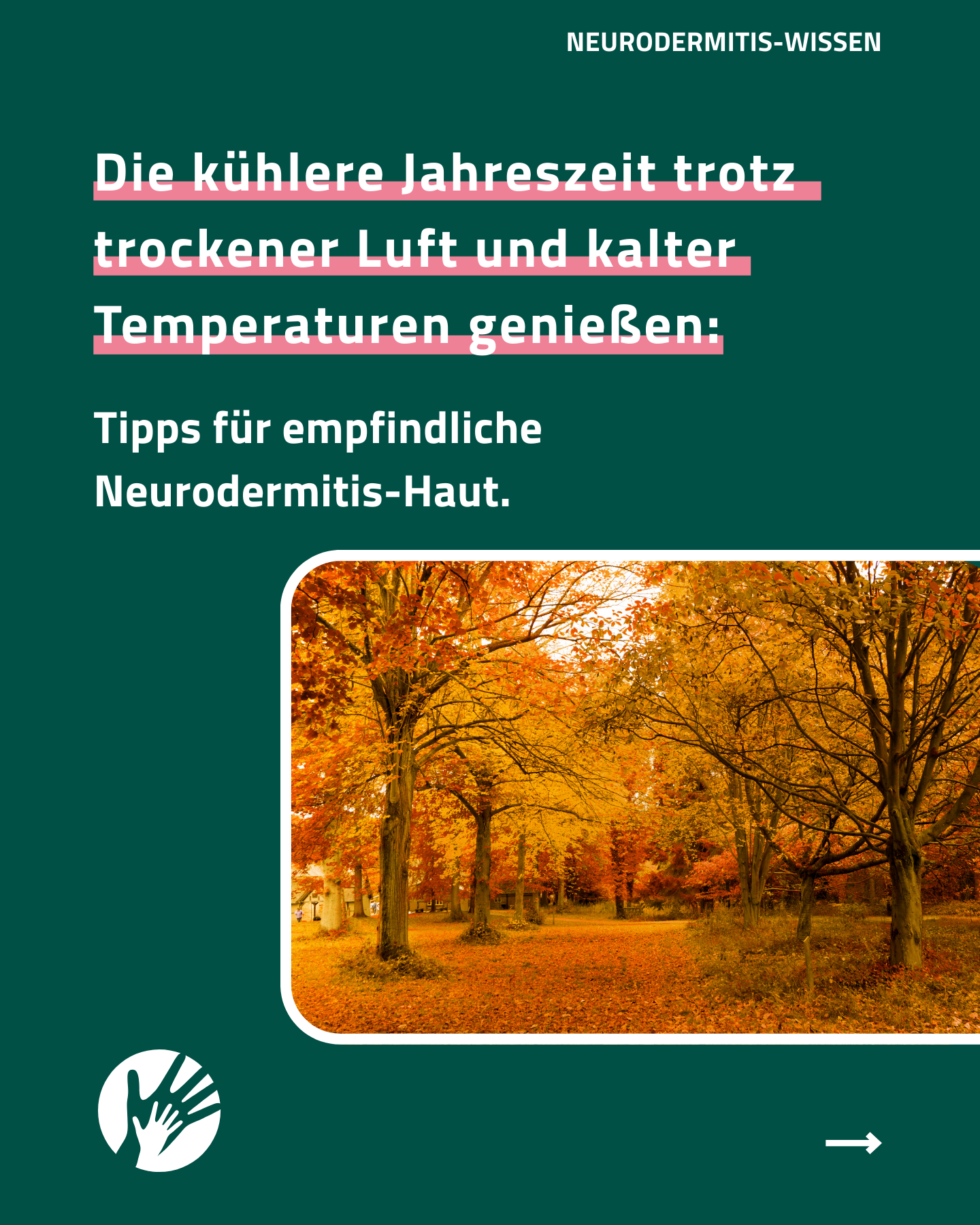 Neurodermitis in der kühleren Jahreszeit