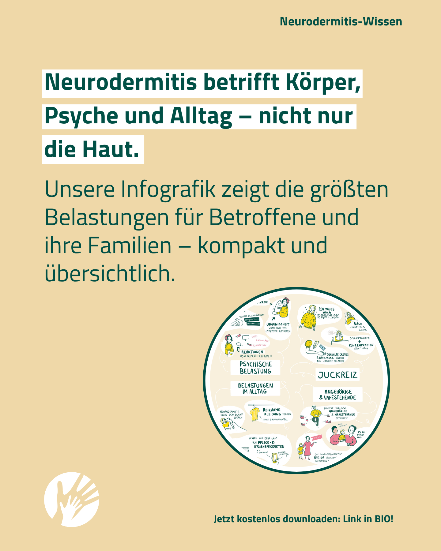 Psyche und Haut bei Neurodermitis