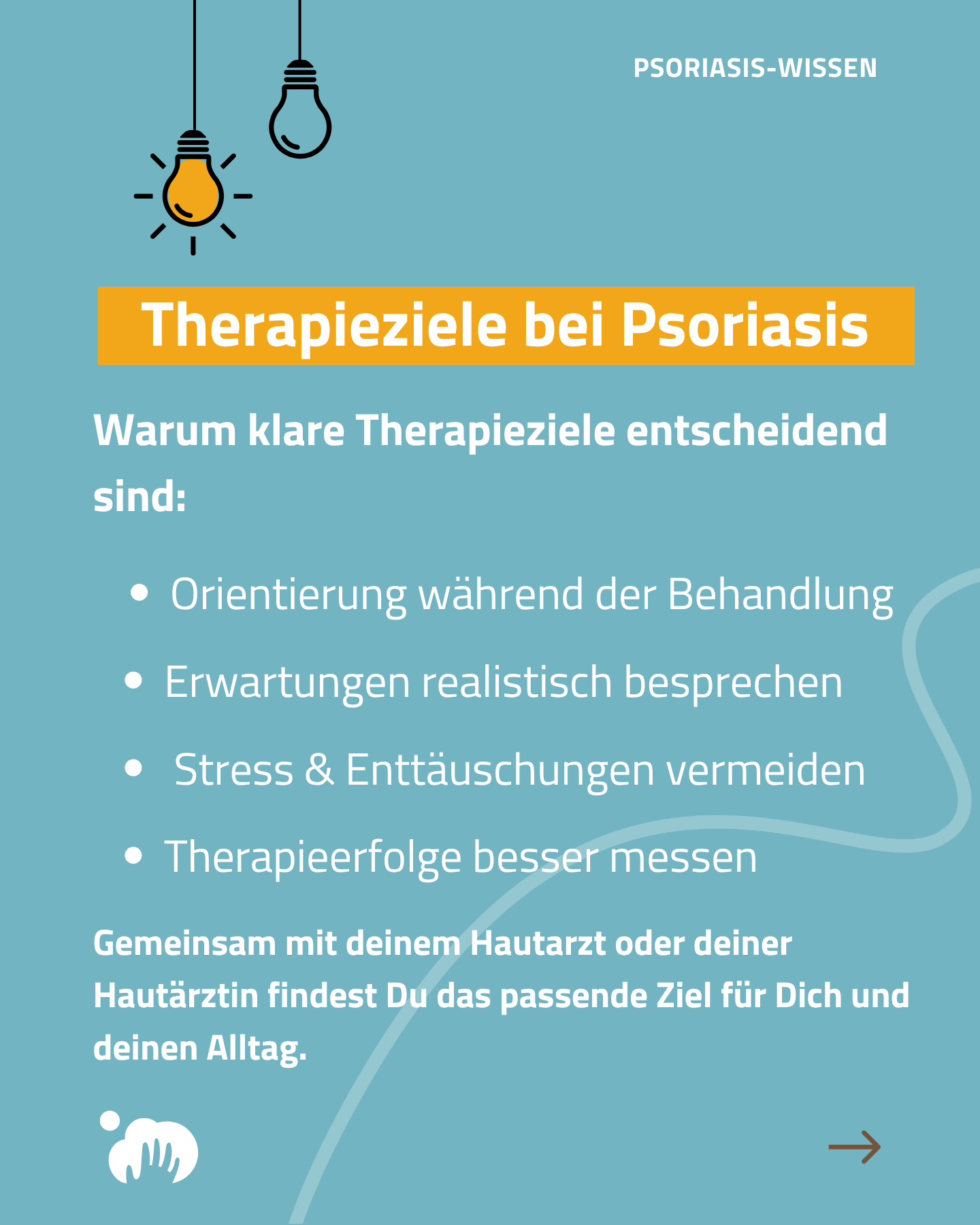 Therapieziele bei Psoriasis