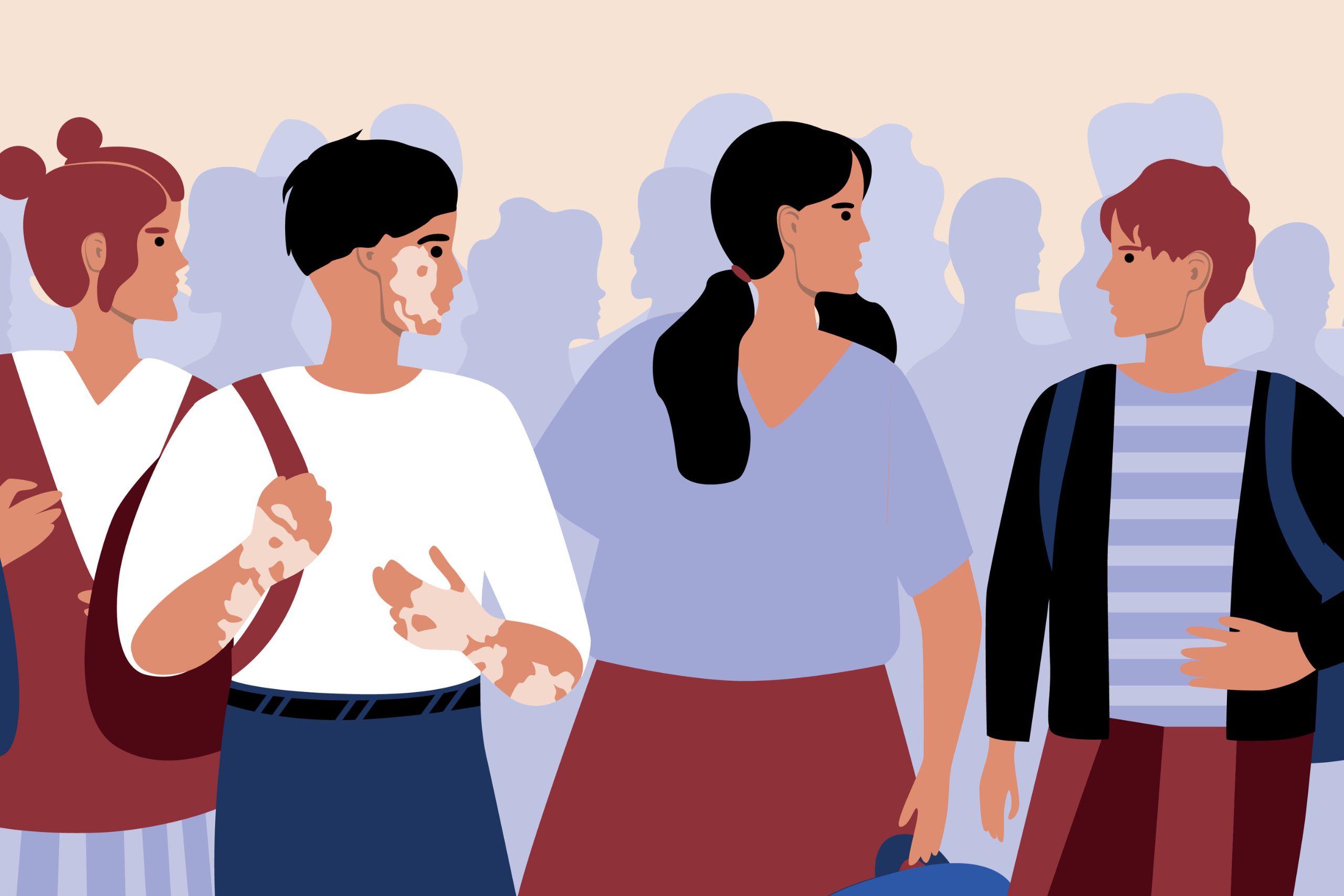 Kinder und Jugendliche mit Vitiligo