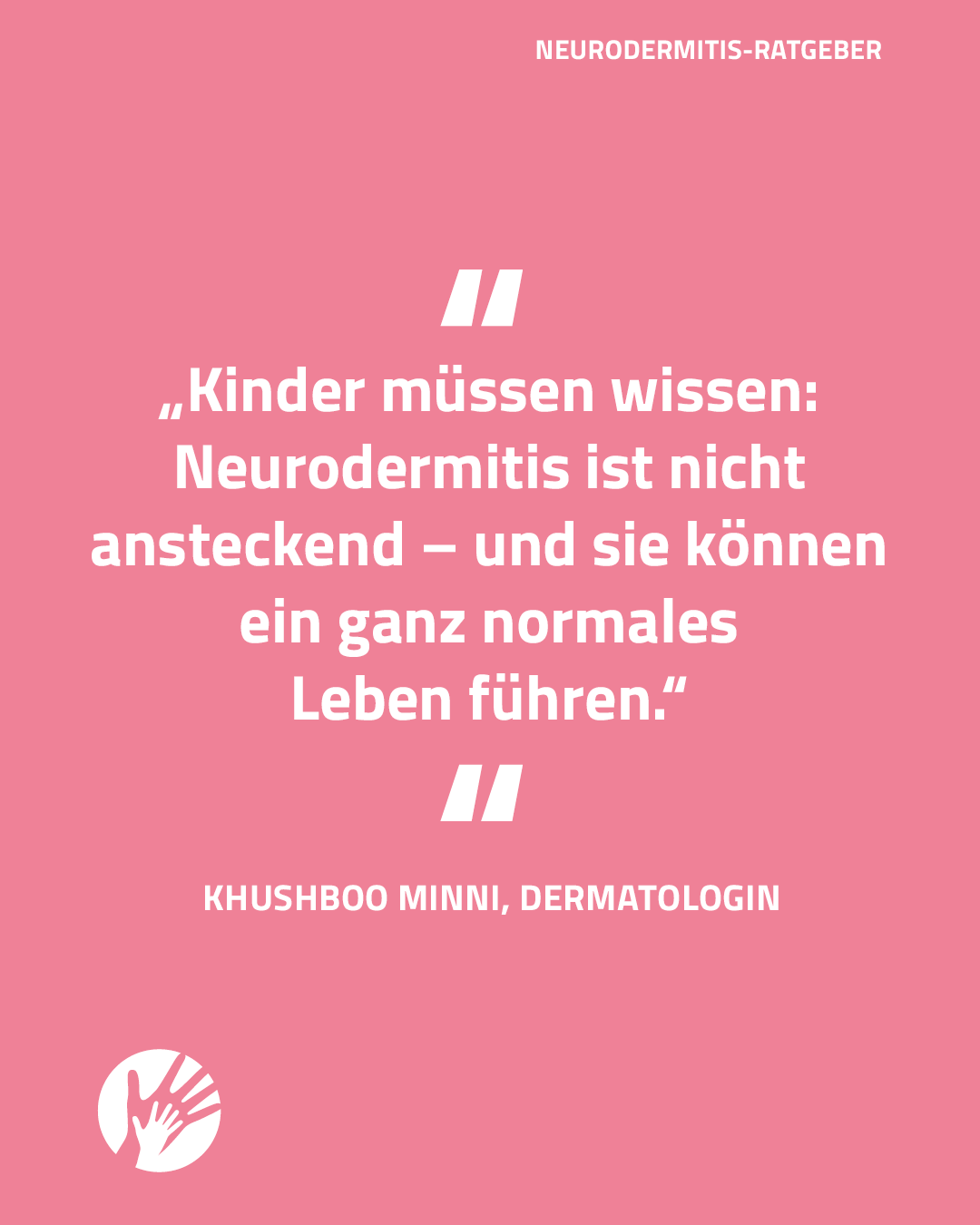 Neurodermitis Expertenzitat von Dermatologin Minni