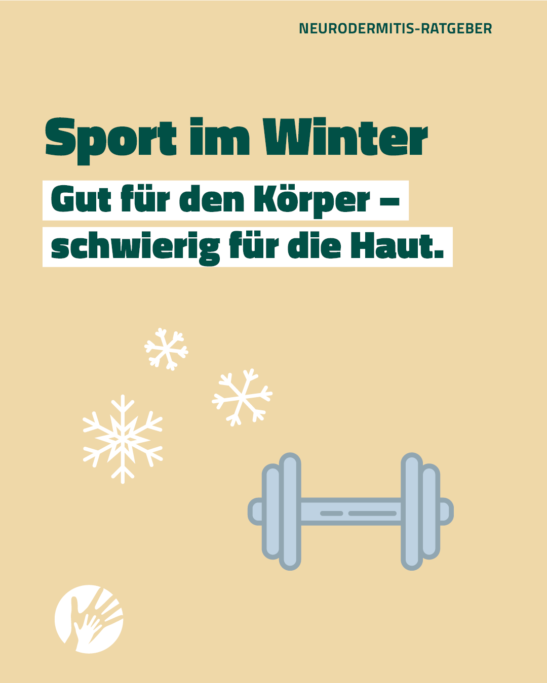 Sport im Winter Gut für den Körper schwierig für die Haut